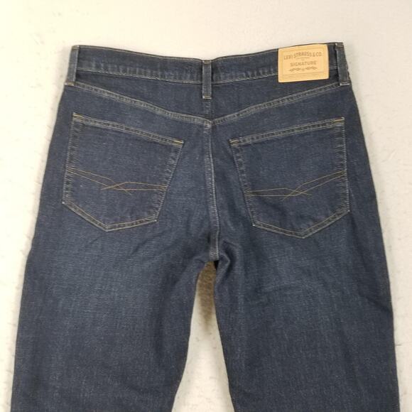 Levi Strauss Signature Jeans Mens 36x32 Slim Fit Stretch Denim Classic - Picture 6 of 16